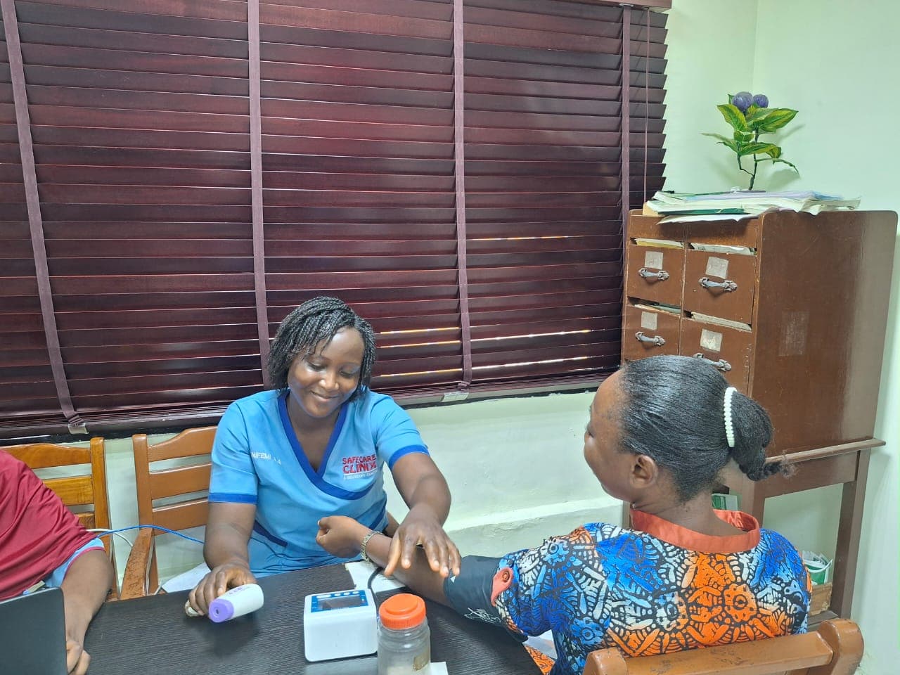 Compassionate nursing care at Safecare Clinix