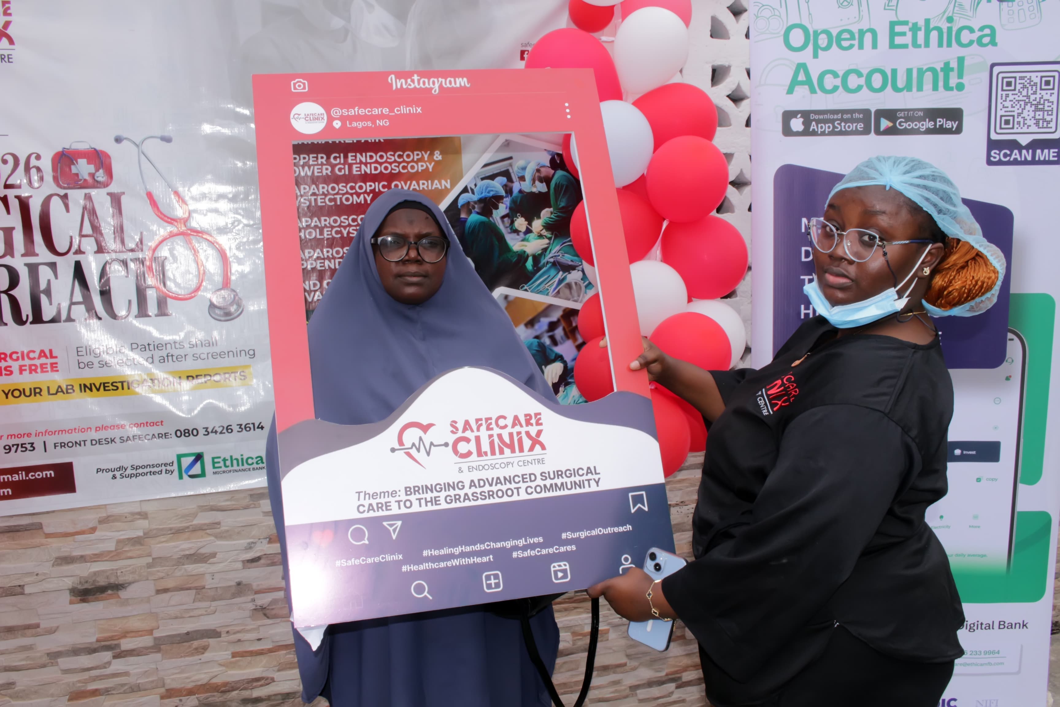 Outreach patient and nurse