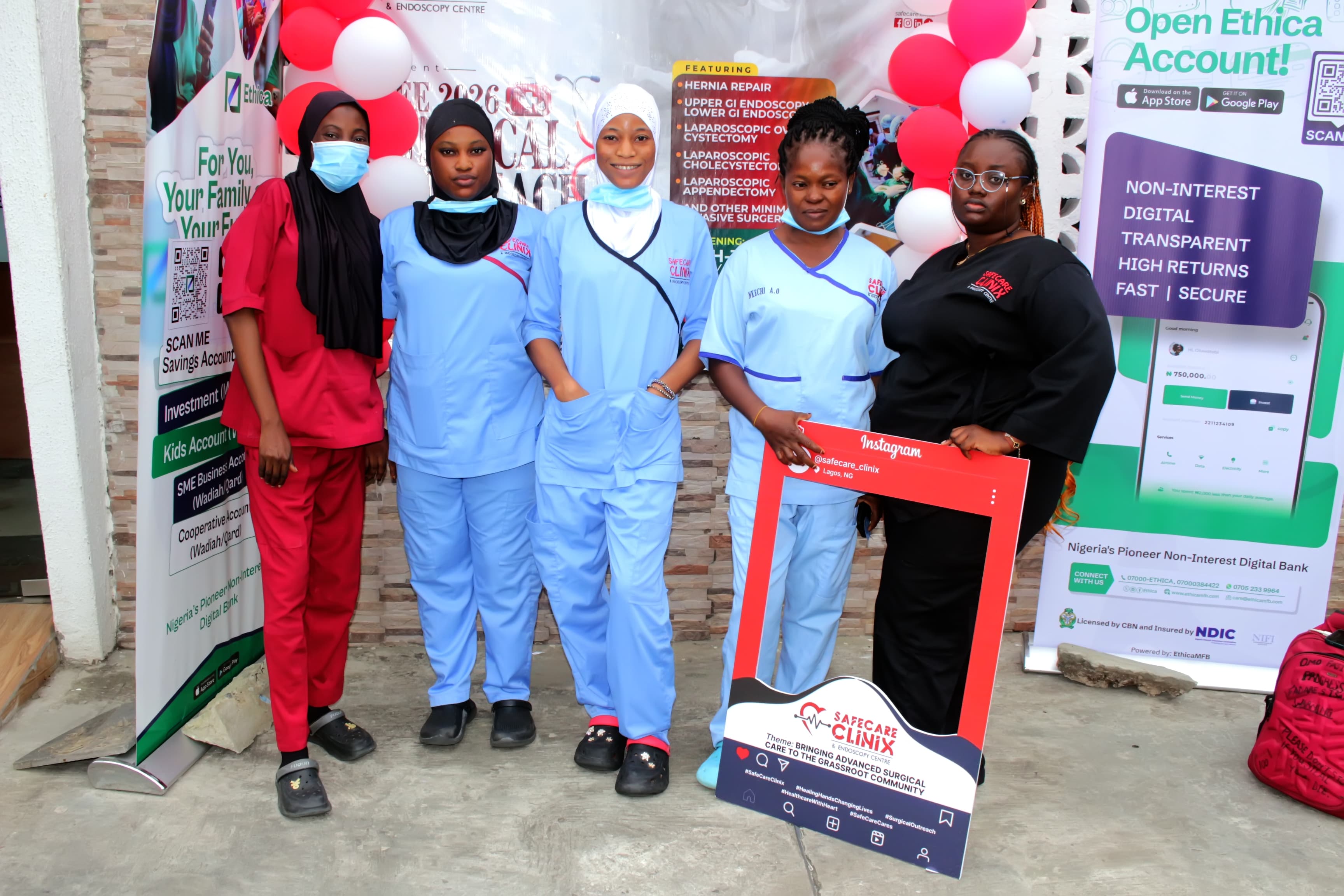 Safecare Clinix outreach team