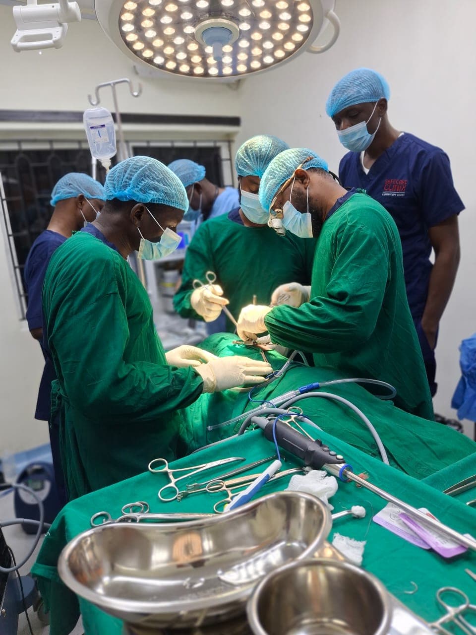 Specialist surgical team in our state-of-the-art operating theatre