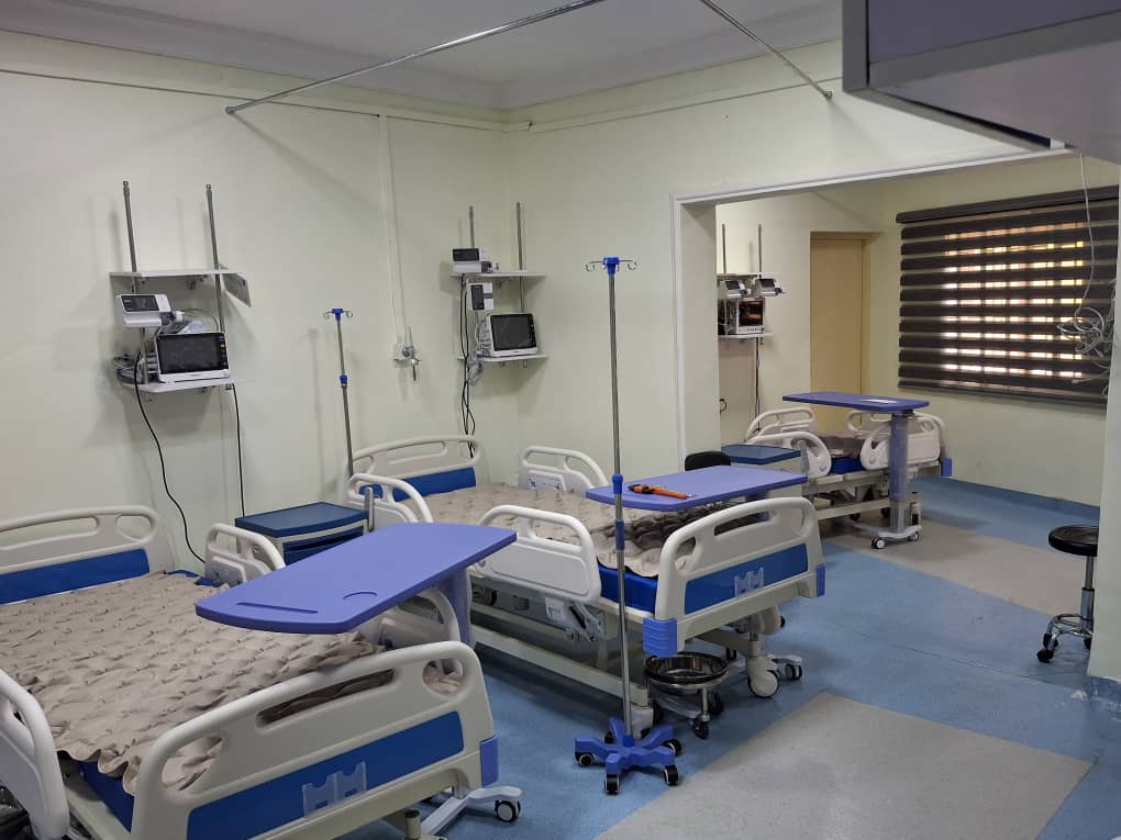 Patient and family waiting area at Safecare Clinix